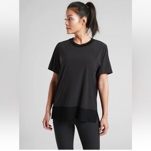 ATHLETA | Zephyr Tee black xs